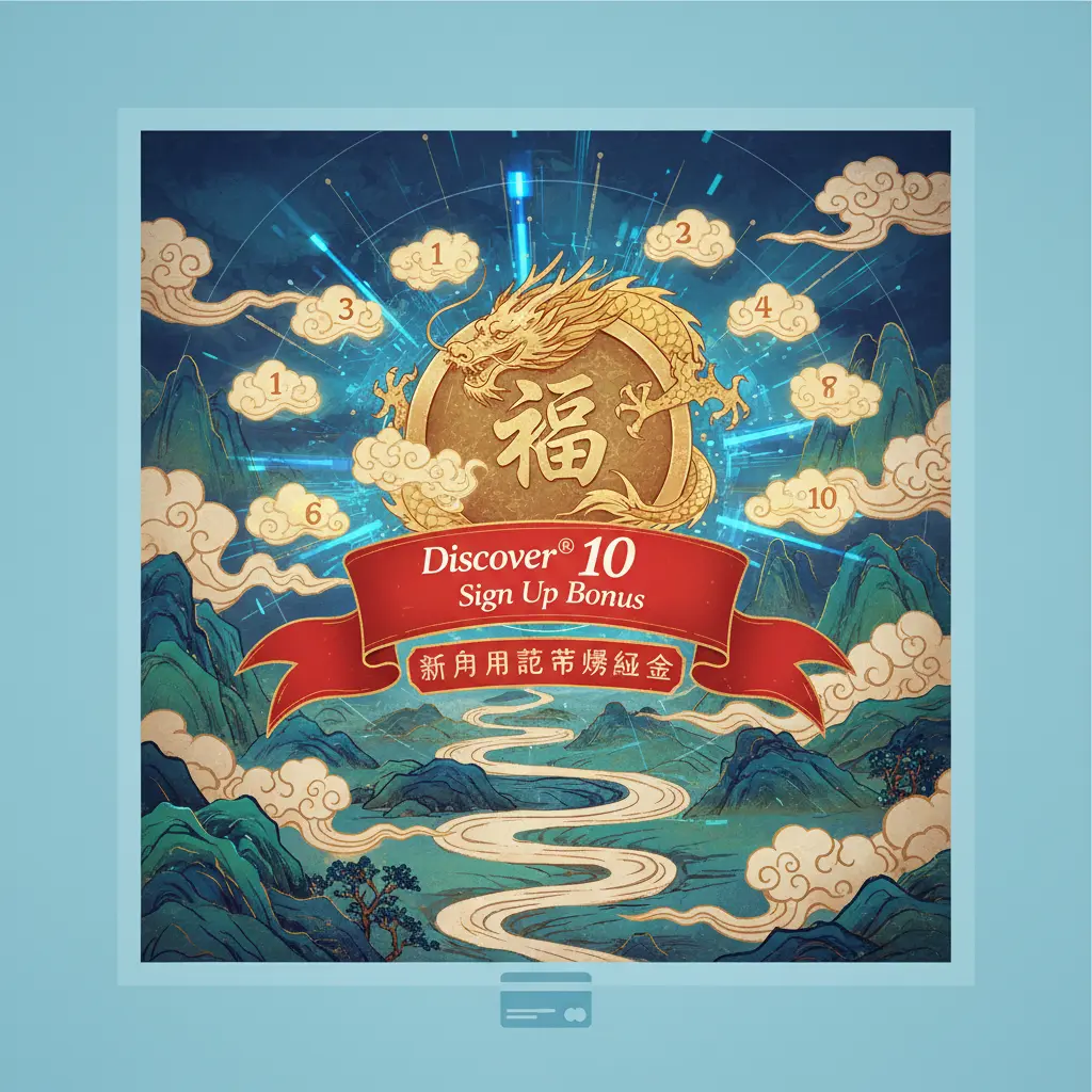 10 sign up bonus - Discover