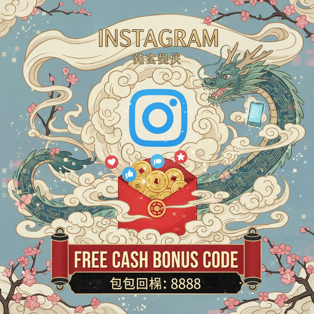 free cash bonus code - Instagram